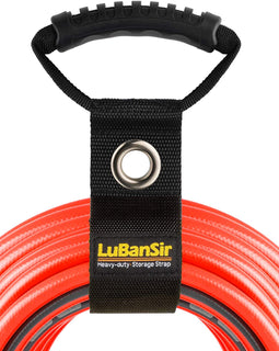 LuBanSir 3 Pack Extension Cord Organizer, 28" Portable Hook and Loop Storage Straps with Grommet Fit Extension Cords, Cables, Ropes, Garden Water Hoses Carrying and Hanging